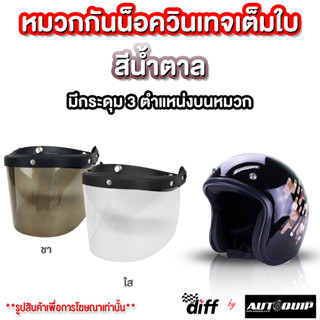 ภาพหน้าปกสินค้าDIFF หมวกกันน็อควินเทจเต็มใบ สีน้ำตาล ไซด์ M ขนาด 55 CM. ที่เกี่ยวข้อง