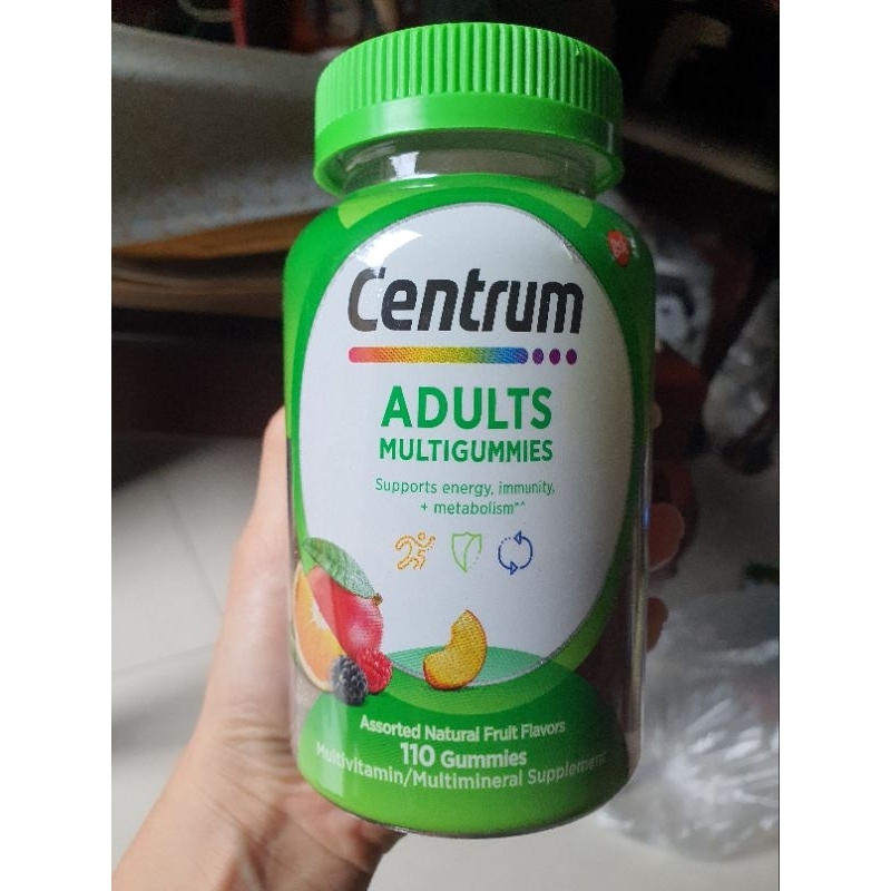 Centrum Adults Multivitamin 110 Gummies Shopee Thailand