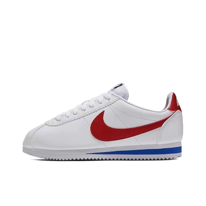 ของแท้-100-nike-cortez-low-สีแดง-ขาว-ทั้งสองเพศ-ระบายอากาศ-กันลื่น