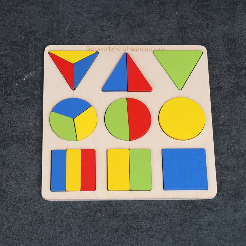ahhyahhshop-บล็อคไม้-ทรงเรขาคณิต-ของเล่นไม้-แผ่นไม้จับคู่รูปทรง-5-แบบ-ของเล่นเด็ก-ไม้รูปทรงเรขาคณิต-montessori