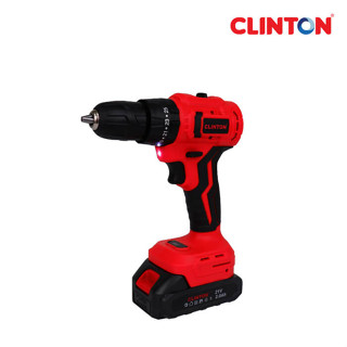 สว่านไร้สาย สว่านกระแทก 21V 10mm CLINTON  รุ่น FER-DRILL 21V