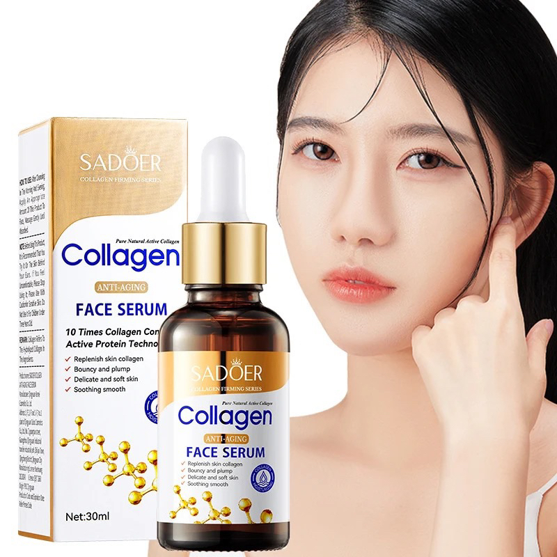 เซรั่มคอลลาเจน-collagen-serum-30ml-ผิวใสเด้งเหมือนสาวเกาหลี-ยกกระชับหน้าเรียว-เติมเต็มริ้วรอยร่องลึก