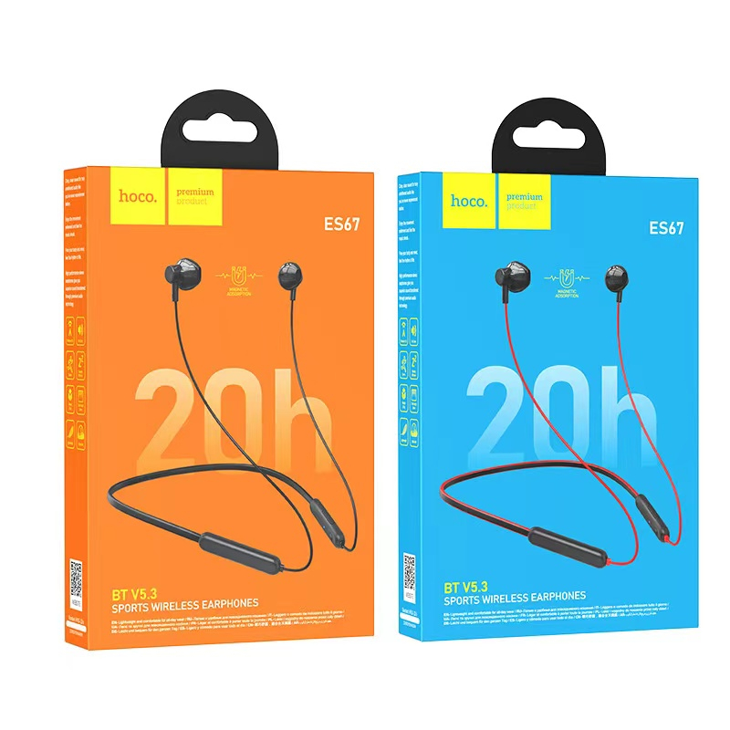 hoco-es67-หูฟังบลูทูธ-ไร้สาย-ออกกำลังกาย-bt-v5-3-easy-sound-sports-earphones