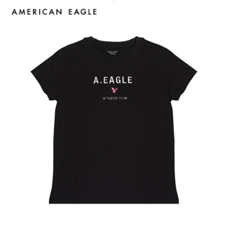 American Eagle Classic Slim T-Shirt เสื้อยืด ผู้หญิง คลาสสิค สลิม (NWTS 037-8916-001)