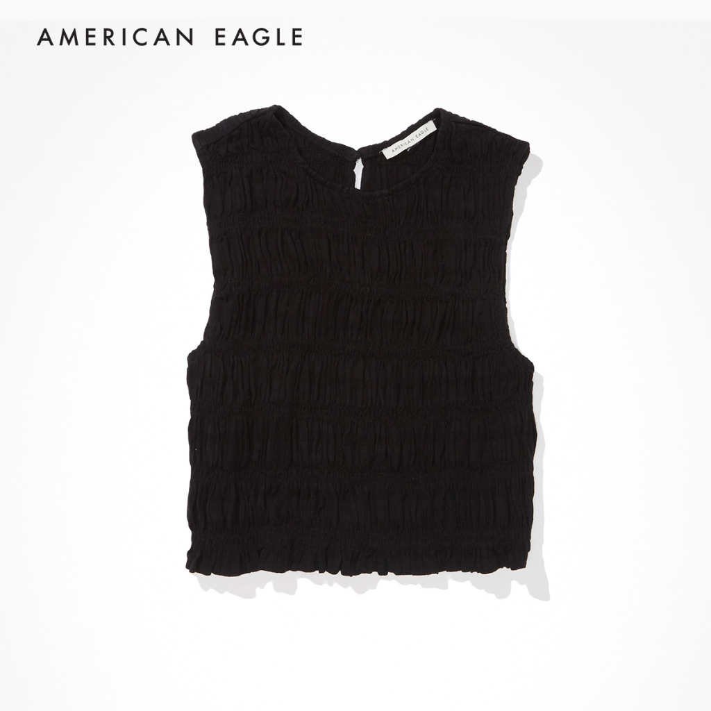 american-eagle-smocked-high-neck-tank-top-เสื้อกล้าม-ผู้หญิง-nwtt-035-5158-001