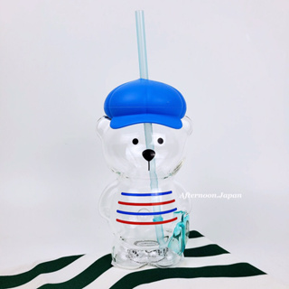 🌏 [พร้อมส่ง] แก้วใสทรงหมีสวมหมวก Summer Vol.3 Collection / Starbucks แท้ 💯‼️