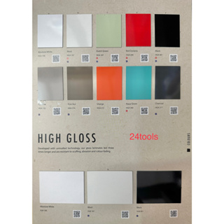 แผ่นลามิเนต Greenlam สีพื้น ผิว High Gloss (Page 13) ขนาด 120 x 240 ซม. หนา 0.8 มม. คุณภาพระดับพรีเมียม