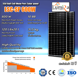 แผงโซลาร์เซลล์ LSC-SP 600W