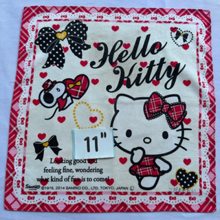 Hello kitty ผ้าเช็ดหน้า คิตตี้ ญี่ปุ่น