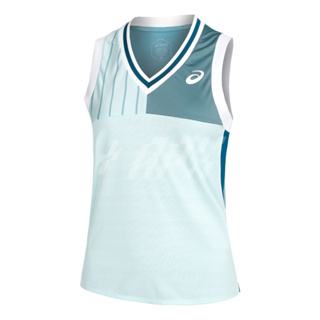 Asics เสื้อเทนนิสผู้หญิง Womens Match Tank | Aquamarine ( 2042A277-405 )