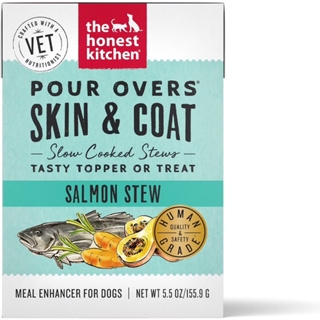 อาหารเปียกสุนัข The Honest Kitchen สูตร Pour Overs Skin &amp; Coat Salmon Stew ขนาด 155.9 g