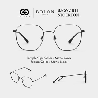 BOLON กรอบแว่นสายตา โบลอน รุ่น STOCKTON BJ7292 ทรงเหลี่ยม [SS23ของแท้ มีประกัน]
