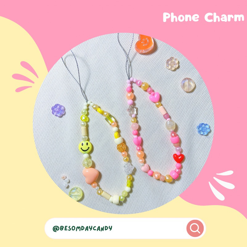 phone-charm-สายห้อยโทรศัพท์-มือถือ-แฮนด์เมด