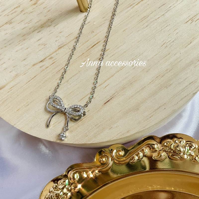 lovely-necklace-siver-s92-5-สร้อยคอเงิน92-5-โดนน้ำโดนเหงื่อได้