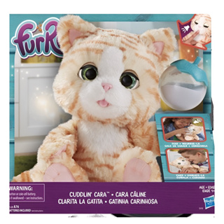furReal Friends - Cuddlin Cara Kitty - Interactive Electronic Plush pet - Kids Toys - Ages 4+