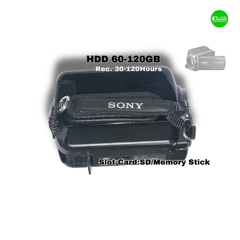 sony-handycam-hdr-xr150-camcorder-full-hd-3-1mp-still-image-กล้องวีดีโอฮาร์ดดิสในตัว-hdd-60-120gb-2-7-lcd-touch-slot-sd