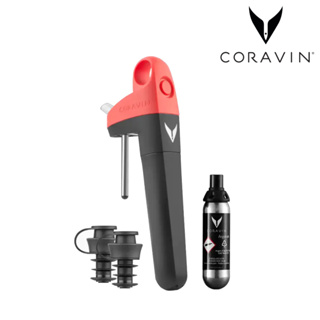 Coravin Pivot™ สี Coral คอราวิน เครื่องรินไวน์ ระบบถนอมไวน์พร้อมระบบเติมอากาศ