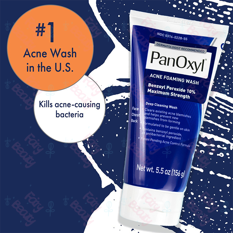 panoxyl-acne-foaming-wash-benzoyl-peroxide-10-maximum-strength-156g-ลดสิวอย่างมีประสิทธิภาพ-สูตรต้านสิว-exp-2025