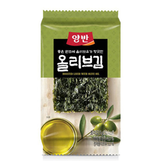 สาหร่ายเกาหลียังบัน รสน้ำมันมะกอก 5g.