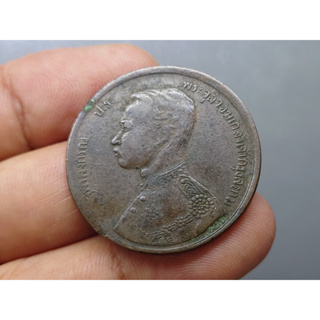 เหรียญเซี่ยว ทองแดงพระบรมรูป-พระสยามเทวาธิราช ร5 ร.ศ.119(พระพักตร์แก่) ตัวติดหายากของรุ่น
