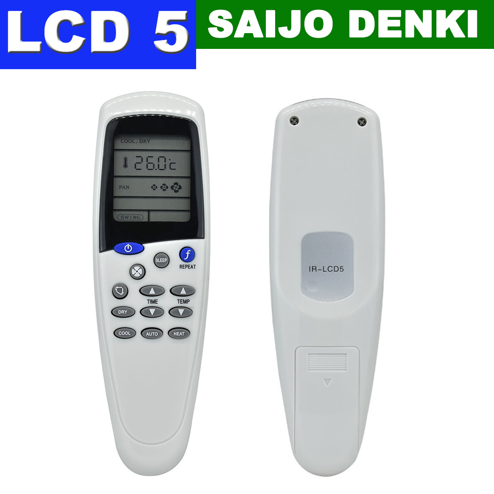 รีโมทแอร์-ไซโจเดนกิ-remote-control-saijo-denki-lcd-5-air-conditioner-remote-control-for-saijo-denki-lcd-5