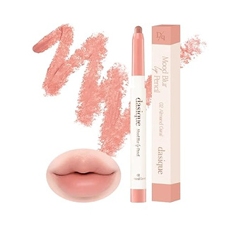 Dasique Mood Blur Lip Pencil 10 Colors 0.9g / Mini 0.6g - 02 Almond Coral