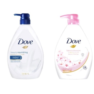 ภาพขนาดย่อของสินค้าครีมอาบน้ำ Dove 1000 ML