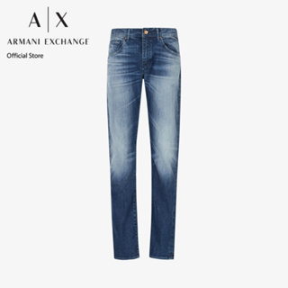 AX Armani Exchange กางเกงยีนส์ผู้ชาย รุ่น AX3RZJ13Z1SNZ1500 - สีน้ำเงิน