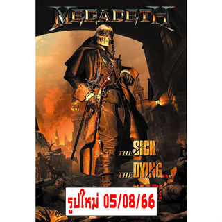 โปสเตอร์ วง Megadeth เมกาเดท วง ดนตรี รูป ภาพ ติดผนัง สวยๆ ภาพติดผนัง poster 34.5 x 23.5 นิ้ว (88 x 60 ซม.โดยประมาณ)