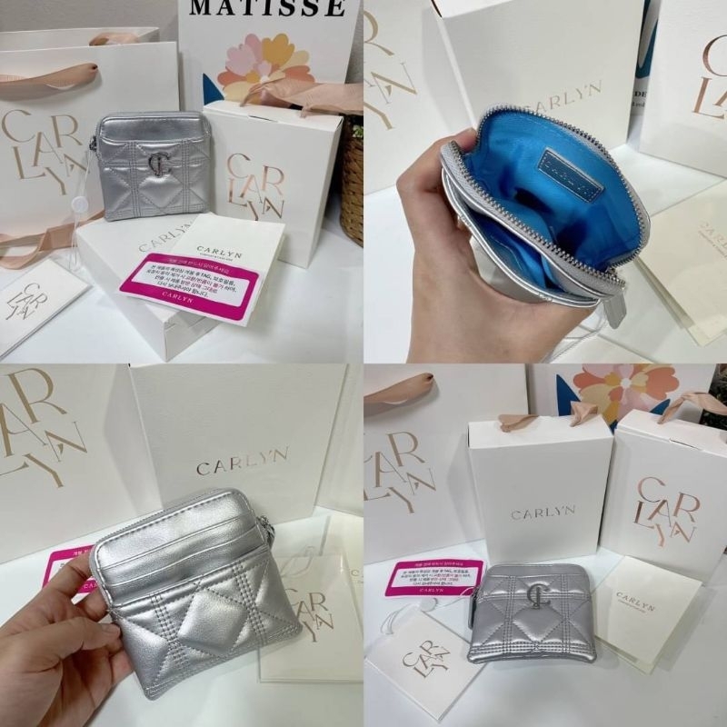 กระเป๋า-สตางค์-carlyn-cube-wallet-ป้าย-กล่อง-ถุงกระดาษ-แครการ์ด-full-set