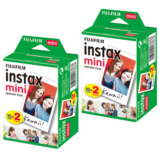 ภาพขนาดย่อของภาพหน้าปกสินค้าFujifilm Instax Mini ฟิล์ม 40แผ่น/20 แผ่น/10 แผ่น(LOT.06/2025) จากร้าน outletsshop บน Shopee