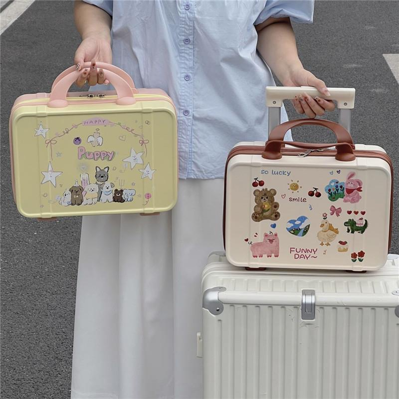 พร้อมส่ง-ins-travel-bag-กระเป๋าเดินทางใบเล็ก-กระเป๋าน่ารัก