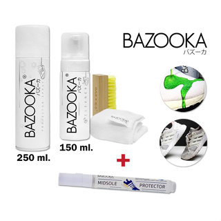 โค้ดBAZNOV3ลดทันที65 Bazooka Spray and Cleaner with Midsole Protector (สเปรย์กันน้ำและชุดทำความสะอาด+ปากกากันเหลือง)