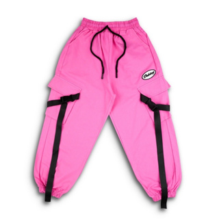 Dektay hot pink cargo pants (กางเกงคาโก้สีชมพู)