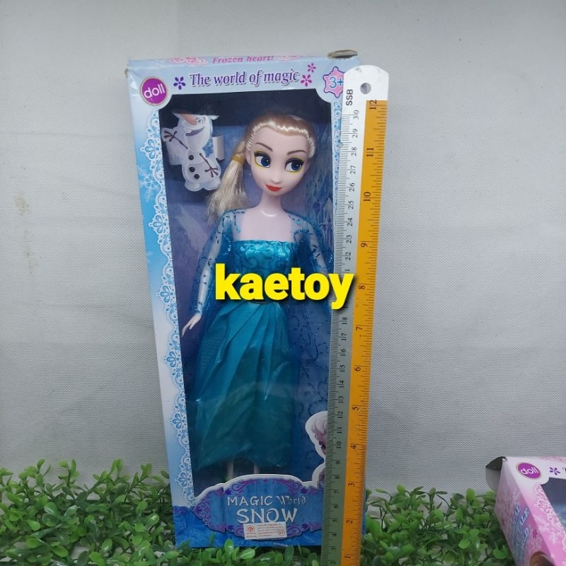 armtoy-ของเด็กเล่น-ตุ๊กตาเจ้าหญิง-frozen-แอนนาเอลซ่า-ขยับแขนขาได้-ลำตัวเป็นซิลิโคน-ขนาดความสูงประมาณ-30-cm