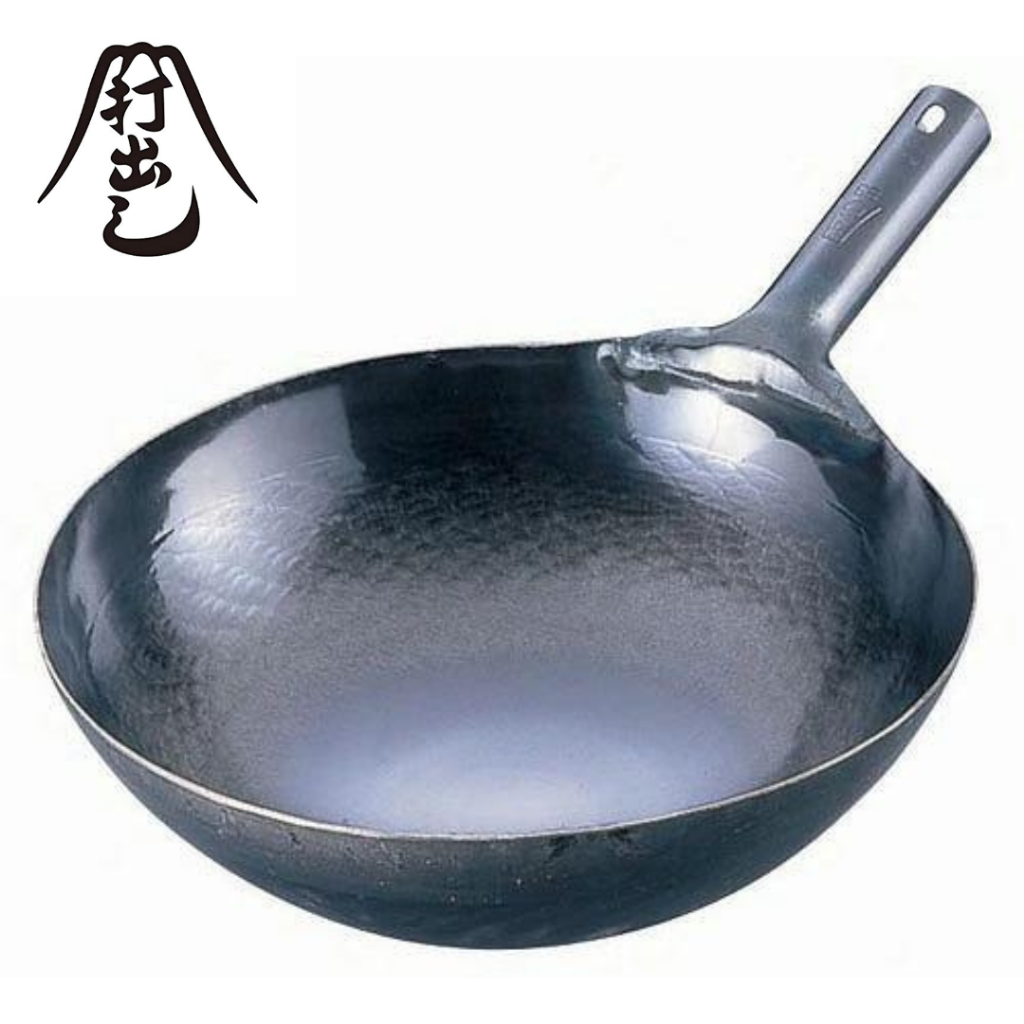 Yamada กระทะเหล็กตีด้วยมือ Iron Hammered Wok (Made in Japan) Shopee Thailand