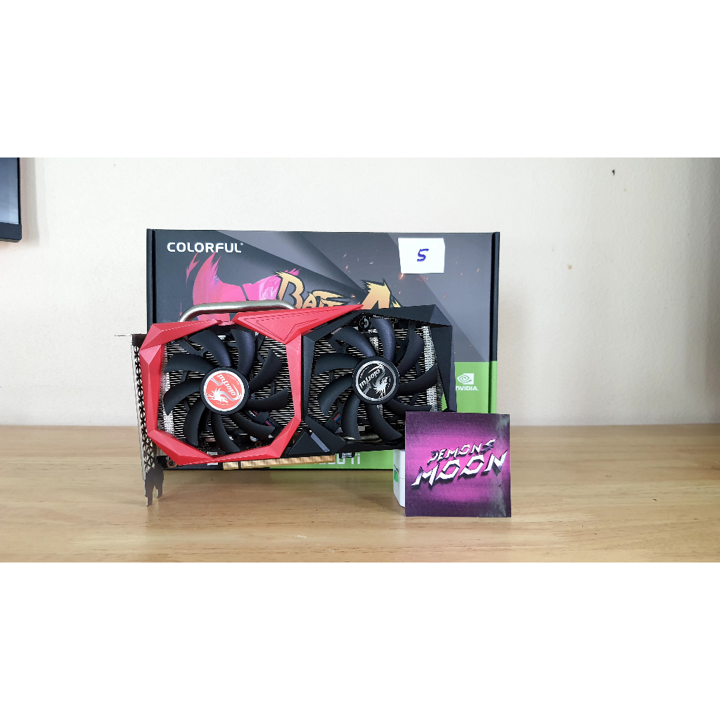 COLORFUL GTX1660 TI,super 6GB กาดจอ gpu vga + ประกันใจ 7 วัน Demons ...