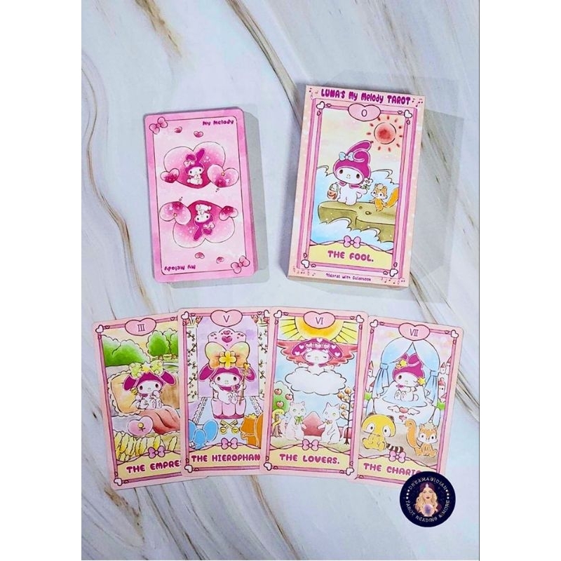 my-melody-tarot-ไพ่มายเมโลดี้-ไพ่ลิขสิทธิ์แท้จากญี่ปุ่น-ไพ่ทาโร่ต์-ไพ่ออราเคิล-tarot-oracle-card-deck