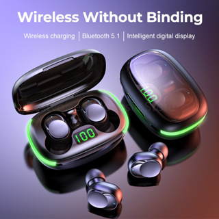 หูฟังบลูทูธ หูฟัง TWS หูฟังไร้สาย Wireless bluetooth 5.1 headset พร้อมไมโครโฟน Earphone หูฟังบลูทูธไร้สาย