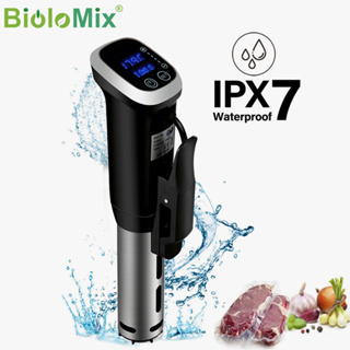 BioloMix Sous Vide เครื่องทำอาหาร กันน้ำ IPX7 กับตัวควบคุมการทำงานแบบทวนเวลา ครบวงจร แม่นยำ พร้อมจอแสดงผล LED ดิจิตอล