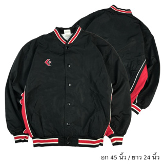 Converse  varsity jacket เสื้อมือสองสีสด งานสะอาด สภาพ 90%