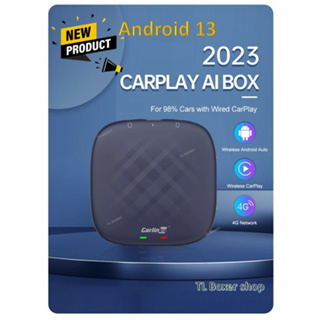 สินค้า รุ่นใหม่ล่าสุด android 13 และ 11 Carplay Ai Box รุ่น Full  system 2023  Apple CarPlay  พร้อมส่ง