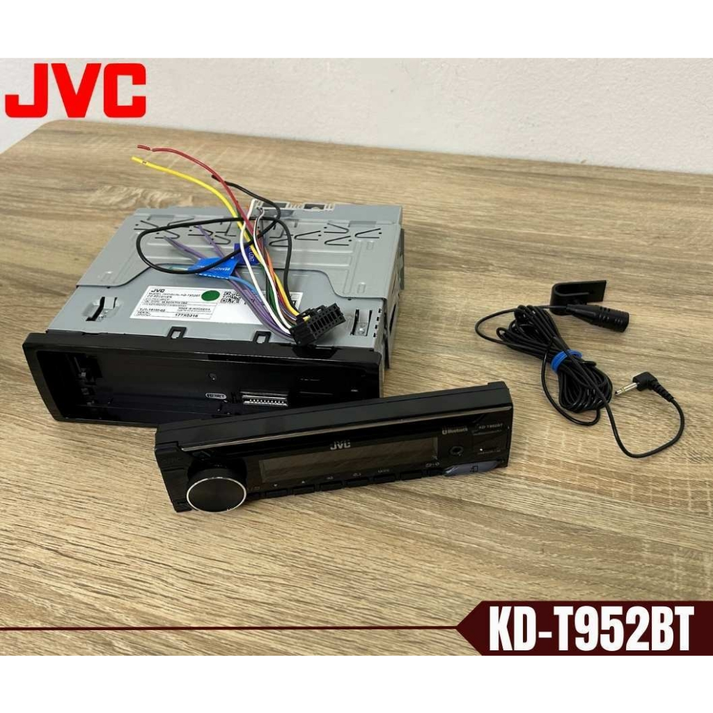 jvc-รุ่น-kd-t952bt-วิทยุเครื่องเสียงติดรถยนต์-ขนาด1din-ของเเท้-เสียงดี-เล่น-บลูทูธ-ยูเอสบี-mp3-usb-bluetooth