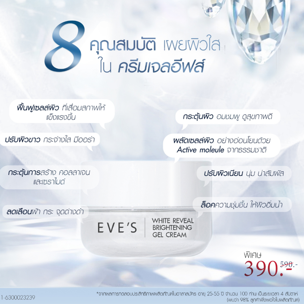 eves-เซตคู่-ผิวหน้า-ช่วยให้ผิวหน้าขาวใส-ไฮยา-ครีมเจล-ลดรอยสิว-ริ้วรอย-ฝ้ากระ-หมองคล่ำ-ช่วยให้รูขุมขนกระชับขึ้น