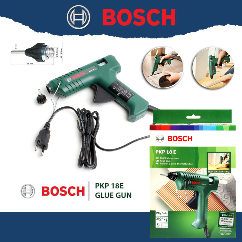 Bosch PKP18E ปืนยิงกาว GLUE GUN รุ่น PKP 18E ปืนกาวร้อน รับประกันศูนย์