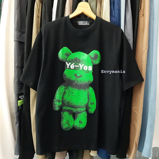 เสื้อยืดสตรีท Oversize ลายหมี Ye-Yes