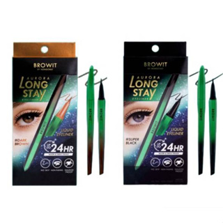 BROWIT AUROLA LONG STAY EYELINER.บราวอิท ออโรร่า ลอง สเตย์อายไลน์เนอร์ ขนาด 0.5 g.( 1แท่ง )