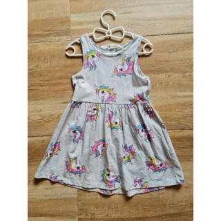 เอชแอนด์เอ็ม size 92 สำหรับ 18-24m สีเทา ลายยูนิคอร์น