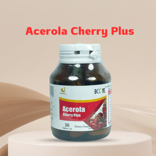 Boone Acerola Cherry Plus 1000 mg อะเซโรลา เซอร์รี่ พลัส สารสกัดเมล็ดองุ่น วิตามินซี ต้านอนุมูลอิสระ ขนาด 30 เม็ด
