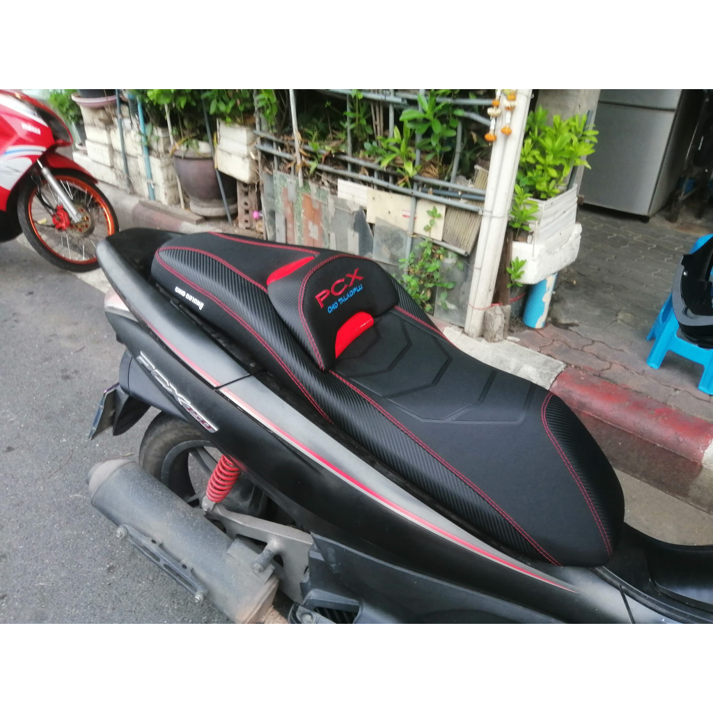 honda-pcx-เบาะซิ่ง-chid-taladphu-ชิดตลาดพลู-เบาะนั่งมีหลายแบบให้เลือก-ตัดเย็บด้วยช่างมืออาชีพ-วัสดุที่ใช้ผลิตคุณภาพสูง